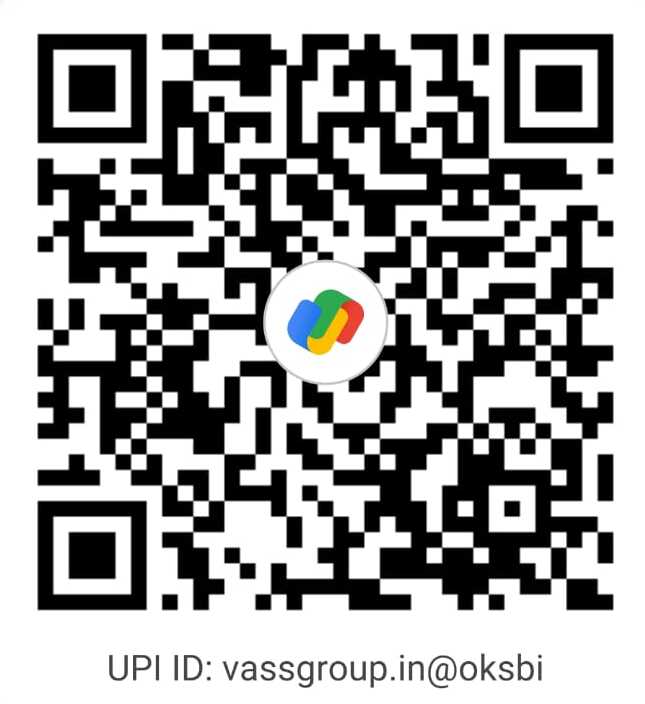 VASS Group UPI QR code - vassgroup.in@oksbi